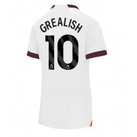 Manchester City Jack Grealish #10 Fußballbekleidung Auswärtstrikot Damen 2023-24 Kurzarm